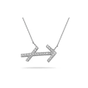 0.20-0.27 Cts SI2-I1 clarity & I-J color Diamond Zodiac Pendant in 14K White Gold