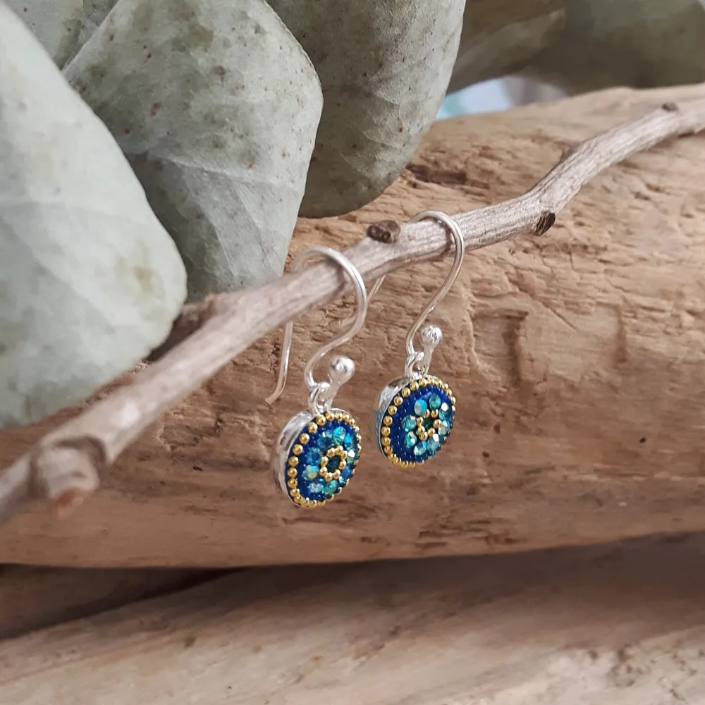 Allegra Sapphire Dream Rd Drop Earring