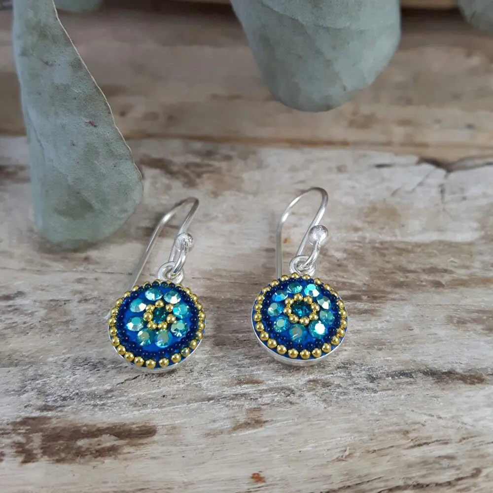 Allegra Sapphire Dream Rd Drop Earring
