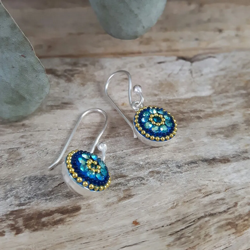 Allegra Sapphire Dream Rd Drop Earring