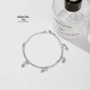 ATMfashions luxury silver charm signal braclet for women atm08