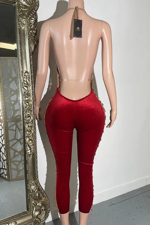 Cally Diamante Bodysuit (Ready To Ship)