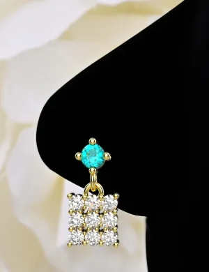 Dangle Nose Studs – Gold Dangling Nose Piercing Jewelry for Women