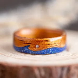 Lapis Lazuli Waves in 8mm