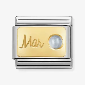NOMINATION Classic Composable March Aquamarine Charm