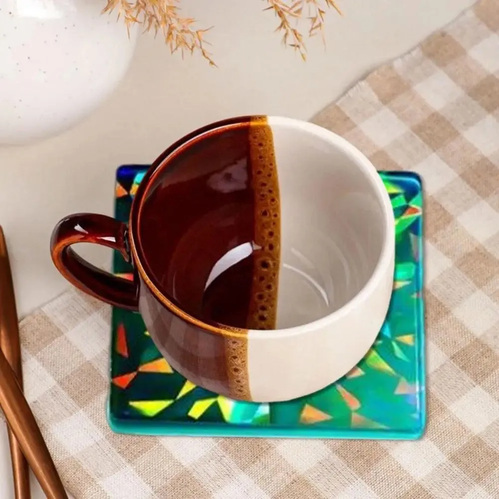 Square Holographic Resin Coaster Mold Set