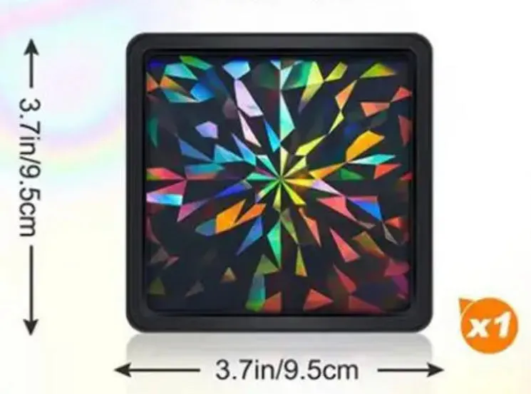 Square Holographic Resin Coaster Mold Set