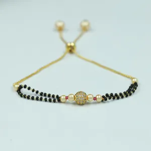 Zircon/AD Mangalsutra Bracelet 4548-1